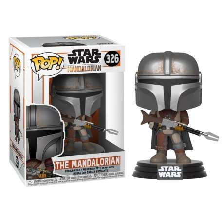 Figurine - Pop! Star Wars - The Mandalorian - Mando - N° 326 - Funko