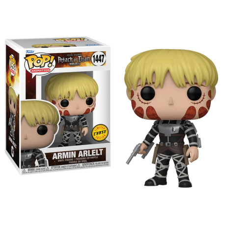 Figurine - Pop! Animation - L'Attaque des Titans - Armin Arlelt (Chase) - N° 1447 - Funko
