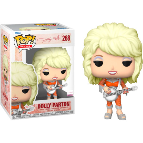 Figurine - Pop! Rocks - Dolly Parton - Dolly Parton - N° 268 - Funko