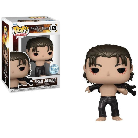 Figurine - Pop! Animation - L'Attaque des Titans - Eren Jaeger (Metallic) - N° 1448 - Funko
