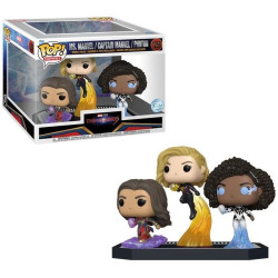 Figurine - Pop! Marvel - The Marvels - Ms. Marvel Captain Marvel & Photon - N° 1258 - Funko