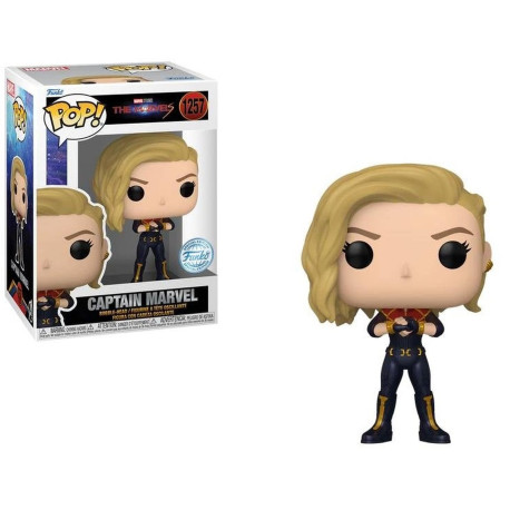 Figurine - Pop! Marvel - The Marvels - Captain Marvel - N° 1257 - Funko