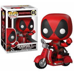 Figurine - Pop! Rides - Marvel - Deadpool and Scooter - N° 48 - Funko
