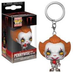 Porte-clé - Pocket Pop! Keychain - It - Pennywise with Balloon - Funko