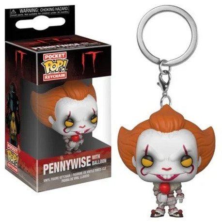 Porte-clé - Pocket Pop! Keychain - It - Pennywise with Balloon - Funko
