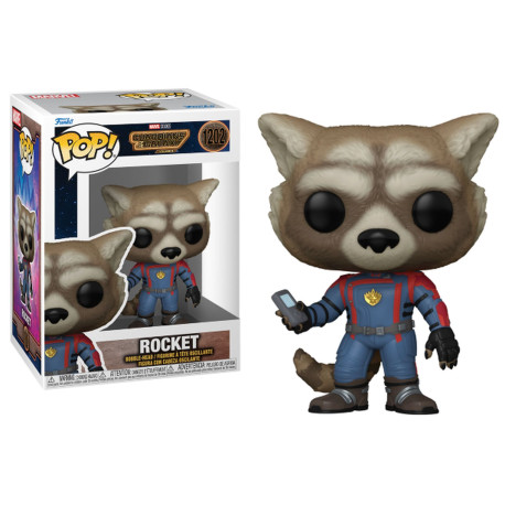 Figurine - Pop! Marvel - Les Gardiens de la Galaxie vol.3 - Rocket - N° 1202 - Funko