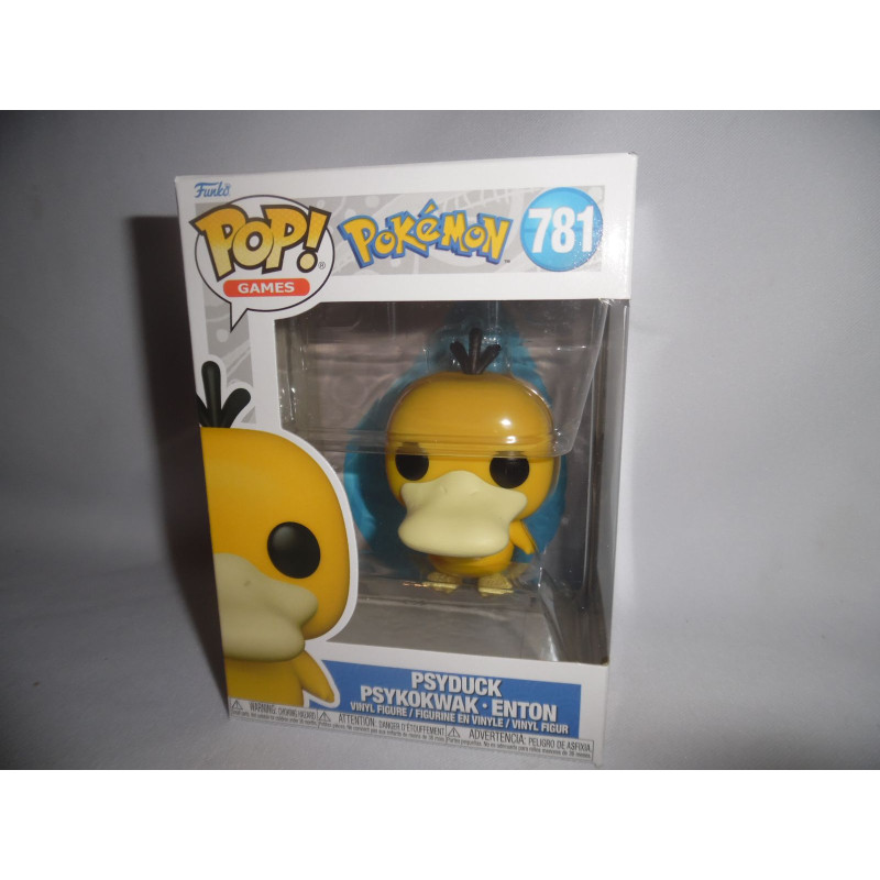 Funko Pop! Games: Pokemon - Psyduck - Psykokwak - Figurine en Vinyle à  Collectionner - Idée de Cadeau - Produits Officiels - Jouets pour Les  Enfants et Adultes - Video Games Fans : : Jeux et Jouets