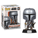 Figurine - Pop! Star Wars - The Mandalorian - Mando with Darksaber - N° 663 - Funko