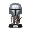 Figurine - Pop! Star Wars - The Mandalorian - Mando with Darksaber - N° 663 - Funko