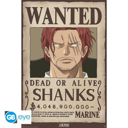 Poster - One Piece - Wanted Shanks - 91.5 x 61 cm - GB eye