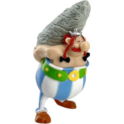 Figurine - Astérix - Obélix et son menhir - Plastoy