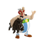 Figurine - Astérix - Obélix portant un sanglier - Plastoy