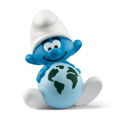 Figurine - Schtroumpfs - 2023 - Schtroumpf globe-trotteur - Schleich