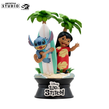 Figurine - Disney - Lilo & Stitch - Lilo & Stitch Surfboard - ABYstyle