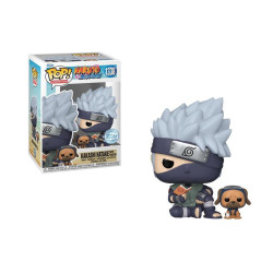 Figurine - Pop! Animation - Naruto - Kakashi Hatake with Pakkun - N° 1338 - Funko