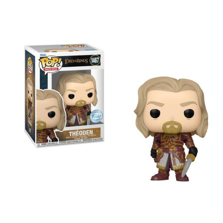 Figurine - Pop! Movies - Le Seigneur des Anneaux - Theoden - N° 1467 - Funko