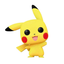 Figurine - Pop! Games - Pokémon - Pikachu (Flocked) - N° 553 - Funko