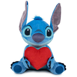 Peluche sonore - Disney - Lilo & Stitch - Stitch Coeur - 30 cm - Play by Play