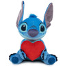 Peluche sonore - Disney - Lilo & Stitch - Stitch Coeur - 30 cm - Play by Play