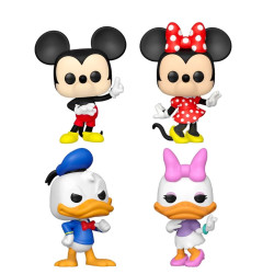 Figurine - Pop! Disney - 100th (Mickey Minnie Donal Daisy) - 4 Pack - Funko