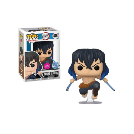 Figurine - Pop! Animation - Demon Slayer - Inosuke (Flocked) (Chase) - N° 875 - Funko