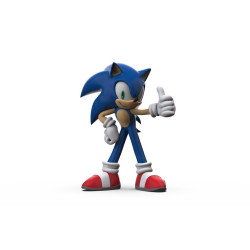 Figurine - Sonic the Hedgehog - Sonic Thumbs up - Comansi
