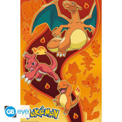 Poster - Pokémon - Type Feu - 91.5 x 61 cm - GB eye