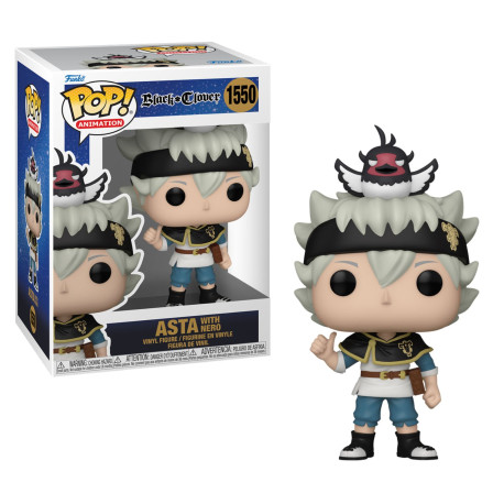 Figurine - Pop! Animation - Black Clover - Asta with Nero - N° 1550 - Funko