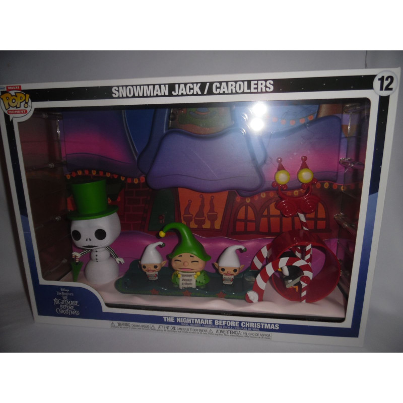 Funko Pop! Movie Moments Disney Nightmare Before Chirstmas Snowman Jack &  Carolers