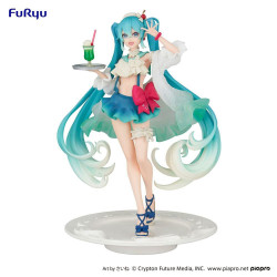 Figurine - Vocaloid - Hatsune Miku - Sweet Sweets Melon Soda Float - Furyu