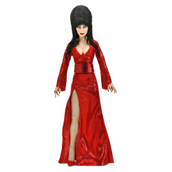 Figurine - Elvira, maîtresse des ténèbres - Elvira Red Dress Clothed - NECA