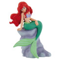 Figurine - Disney - La Petite Sirene - Ariel sur rocher - Bullyland
