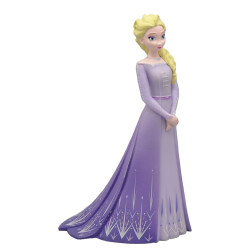 Figurine - Disney - La Reine des Neiges 2 - Elsa Robe Violette - Bullyland