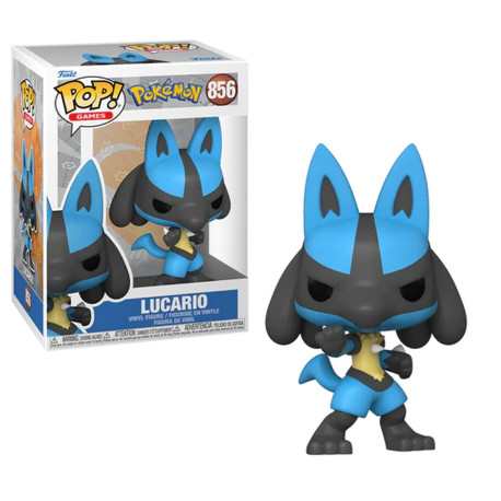 Figurine - Pop! Games - Pokémon - Lucario - N° 856 - Funko