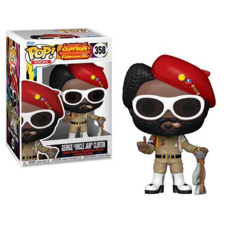 Figurine - Pop! Rocks - Parliament Funkadelic - George 'Uncle Jam' Clinton - N° 358 - Funko