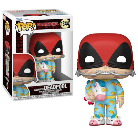 Figurine - Pop! Marvel - Deadpool - Sleepover - N° 1344 - Funko