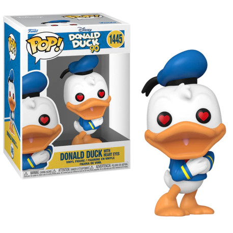 Figurine - Pop! Disney - Donald Duck 90th - Donald Duck with Heart Eyes - N° 1445 - Funko