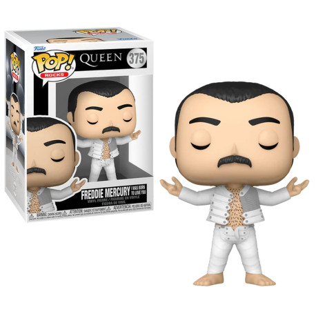 Figurine - Pop! Rocks - Queen - Freddie Mercury (I was born to love you) - N° 375 - Funko