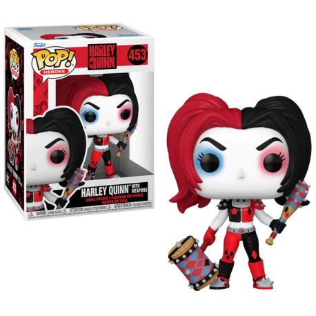 Figurine - Pop! Heroes - Harley Quinn - Harley Quinn with Weapons - N° 453 - Funko