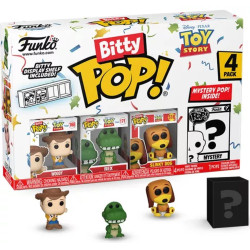 Pack de 4 Figurines - Bitty Pop! Disney - Toy Story - Woody - N° 168 171 516 - Funko