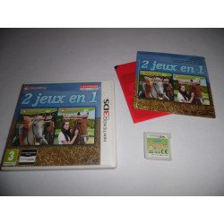 Jeu 3DS - 2 jeux en 1 Mon Haras 3D Tous en Selle & Au Galop vers l'aventure