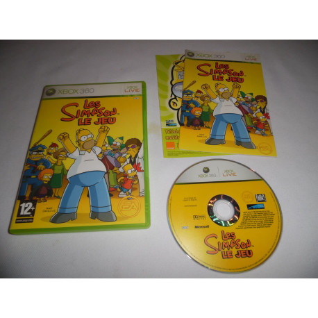 Jeu Xbox 360 - Les Simpson le Jeu