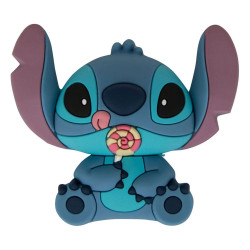 Magnet - Disney - Lilo & Stitch - Stitch avec lollipop - 3D - Monogram