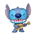Figurine - Pop! Disney - Lilo & Stitch - Stitch with Ukulele 25 cm - N° 1419 - Funko