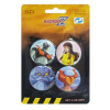 Badge - Mazinger Z - Set A - 4 pin's / badges - SD Toys