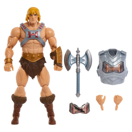 Figurine - Les Maitres de l'Univers MOTU - Revolution - Battle Armor He-Man - Mattel
