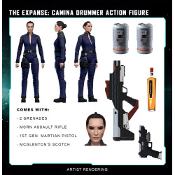 Figurine - The Expanse - Camina Drummer 20 cm - Nacelle