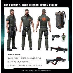 Figurine - The Expanse - Amos Burton 20 cm - Nacelle