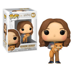 Figurine - Pop! Harry Potter - Hermione Granger (Pattenrond) - N° 167 - Funko