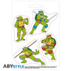 Stickers - Les Tortues Ninja - Tortues & Splinter - 2 planches de 16x11 cm - ABYstyle